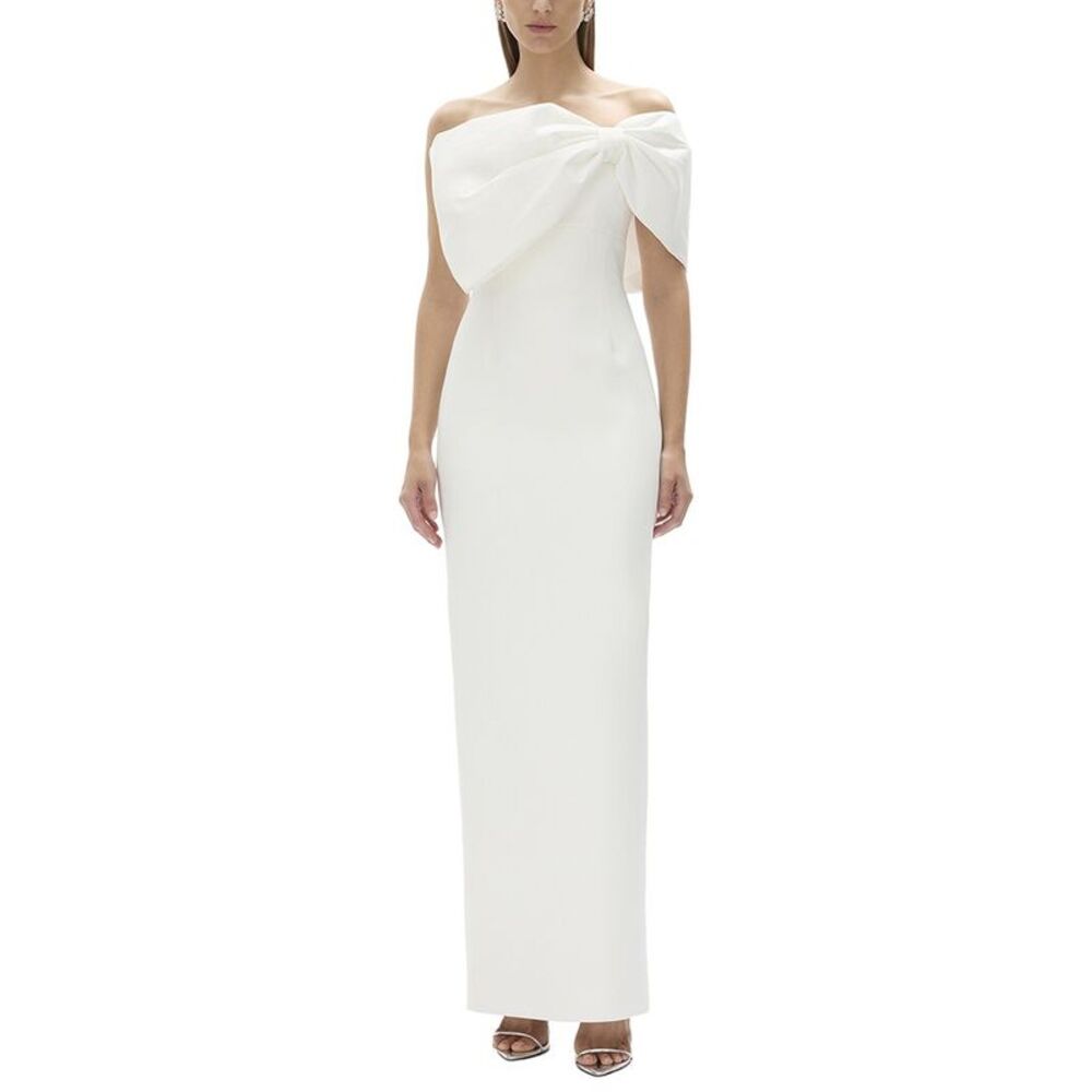 Rachel Gilbert Womens  Kace Column Gown